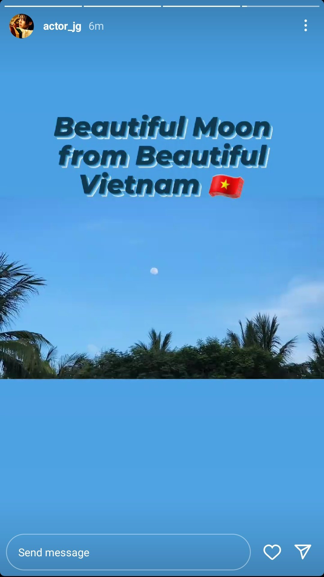 Nam diễn viên dành rất nhiều lời khen có cánh về cảnh đẹp tại Việt Nam.
