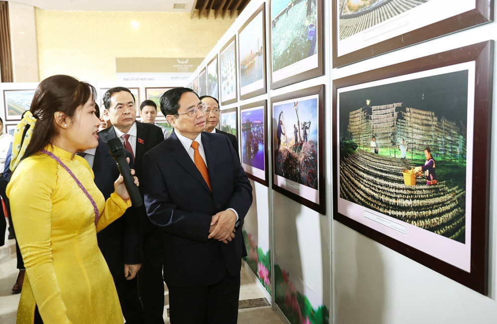 Thủ tướng Phạm Minh Chính dự và chủ trì hội nghị Công bố quy hoạch và xúc tiến đầu tư vùng đồng bằng sông Cửu Long thời kỳ 2021-2030, sáng 21/6, tại Cần Thơ - ẢNH: DƯƠNG GIANG - TTXVN