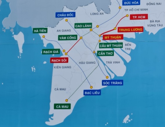 Tuyến cao tốc Châu Đốc - Cần Thơ - Sóc Trăng có tổng mức đầu tư dự kiến khoảng 44.691 tỷ đồng