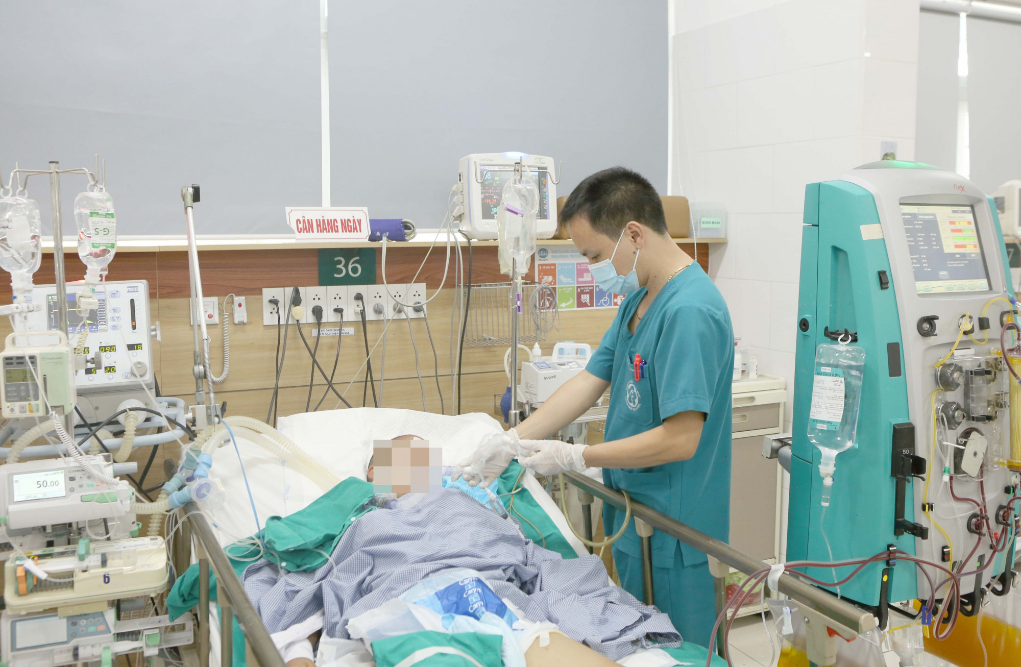 Bệnh viện Bạch Mai đang điều trị cho 04 bệnh nhân bị ngộ độc nặng sau khi ăn bánh trôi ngô