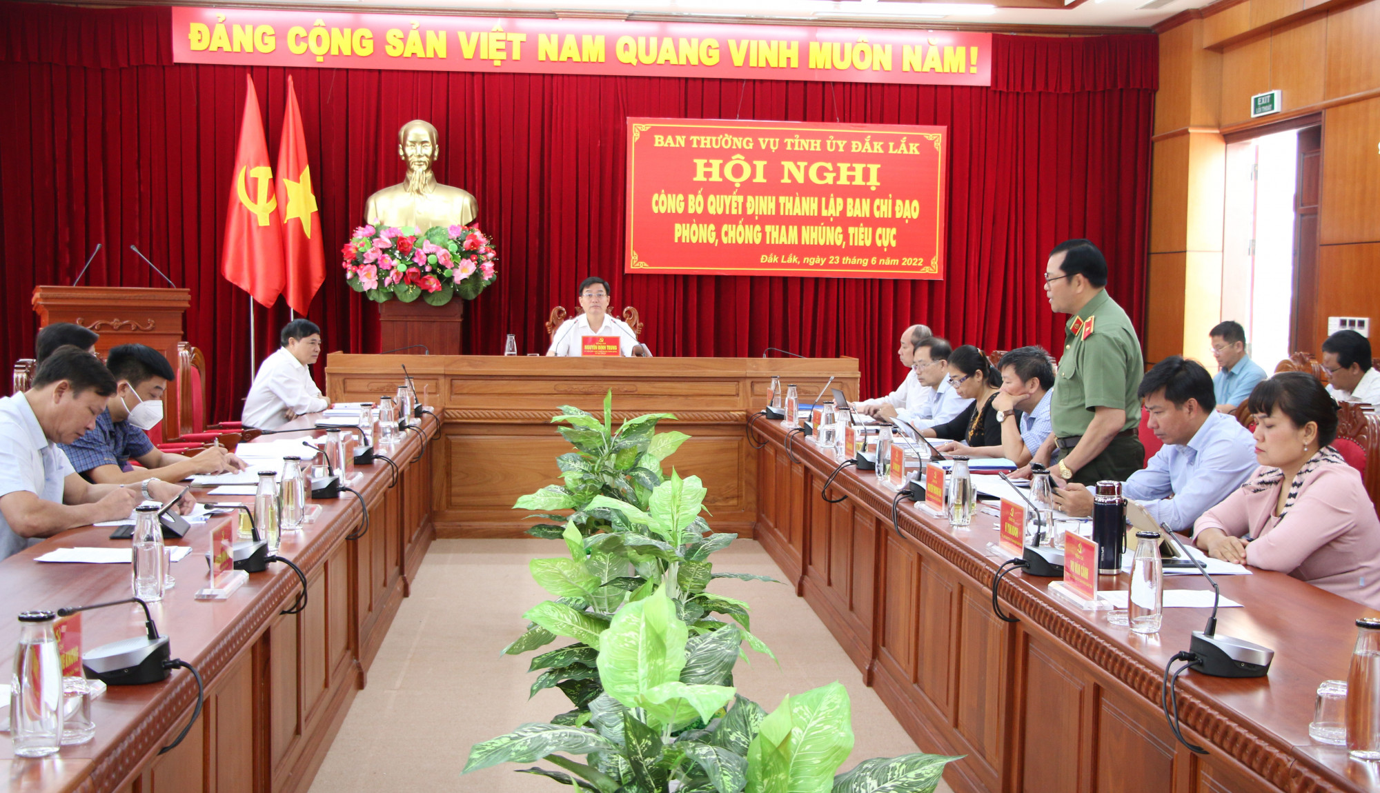 Hội nghị công bố quyết định thành lập Ban Chỉ đạo Phòng, chống tham nhũng, tiêu cực tỉnh Đắk Lắk