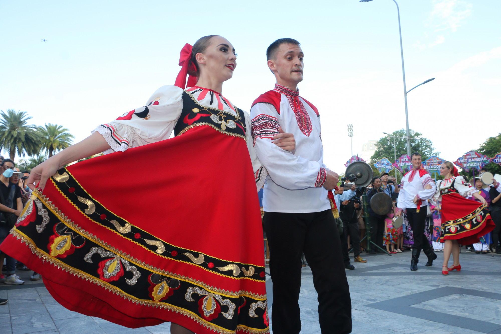 Đoàn múa Belogorie (Nga) để lại nhiều ấn tượng tốt đẹp mỗi lần tham gia Festival Huế 2022