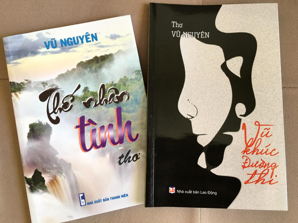 Hai tập thơ mới nhất vừa được phát hành  của Vũ Nguyên