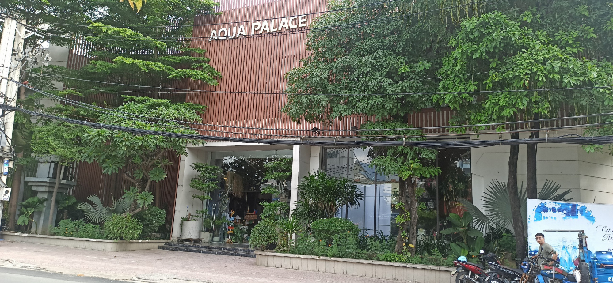 Nhà hàng tiệc cưới Aqua Palace nơi xảy ra sự việc.