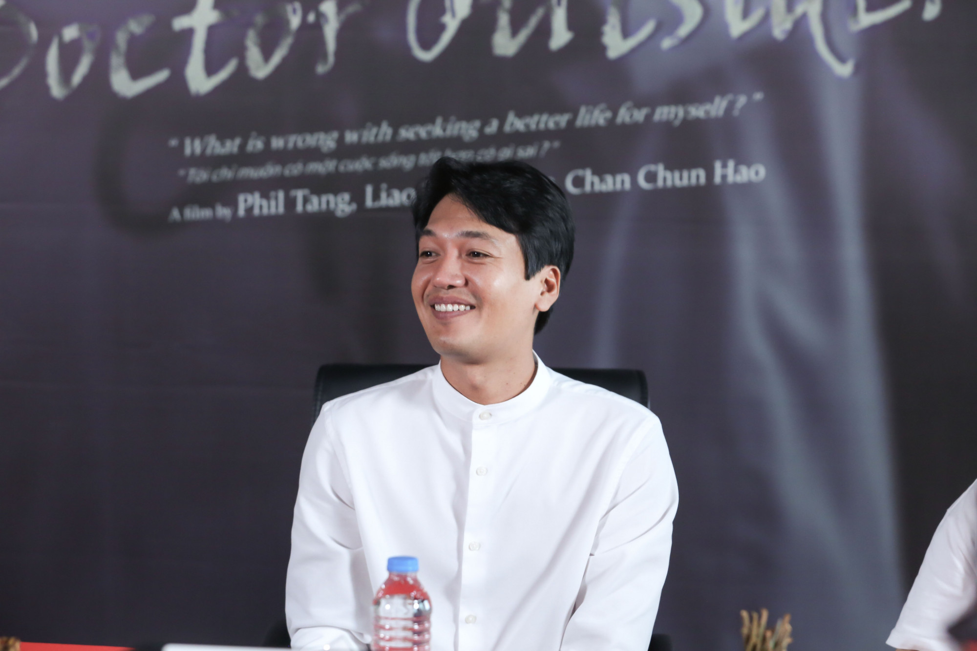 Diễn viên Quang Tuấn tại buổi casting phim Doctor Out