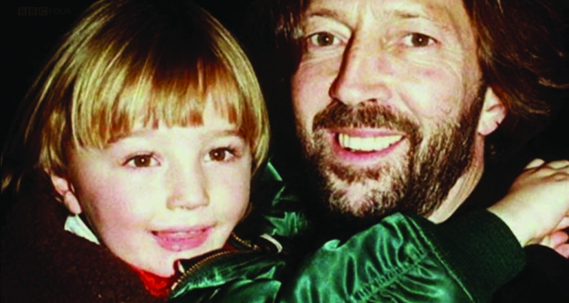 Eric Clapton trong một khoảnh khắc hạnh phúc bên con trai