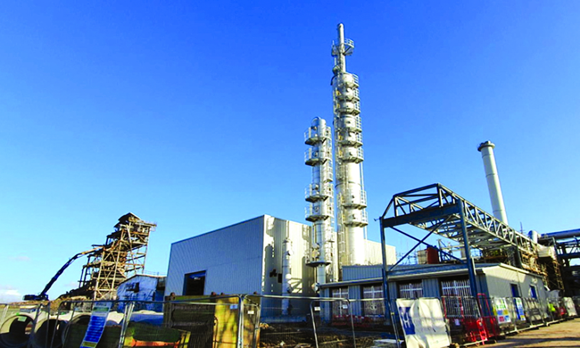Nhà máy thu gom carbon của Tata Chemicals Europe ở Northwich - ẢNH: TCE