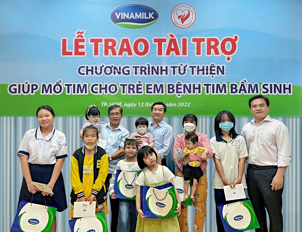 Nhiều em nhỏ từng được tài trợ mổ tim đến nay đều có sức khỏe ổn định, khỏe khoắn - Ảnh: Vinamilk