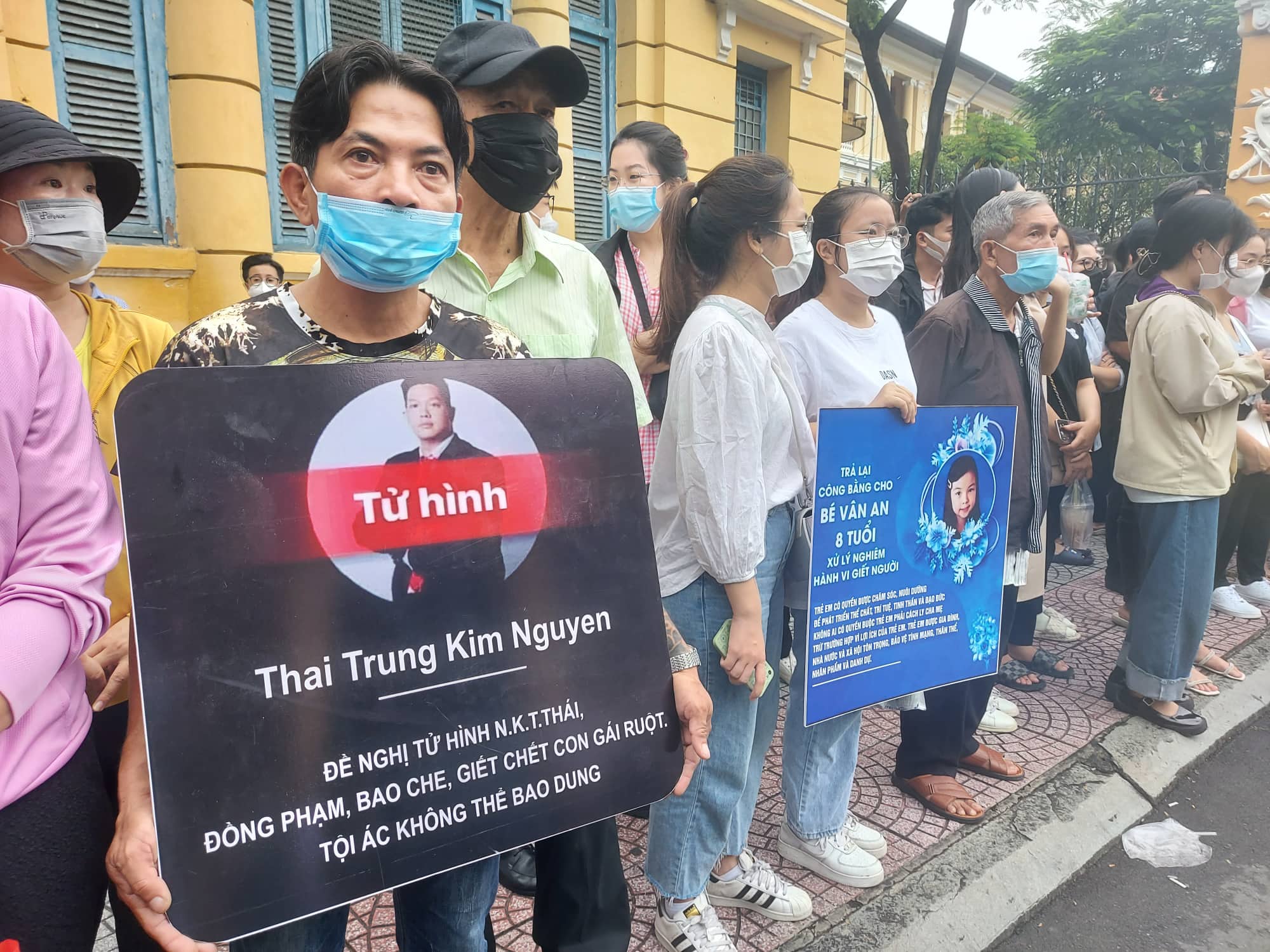 Nguyễn Kim Trung Thái về tội giết người, hành hạ người khác và che giấu tội phạm
