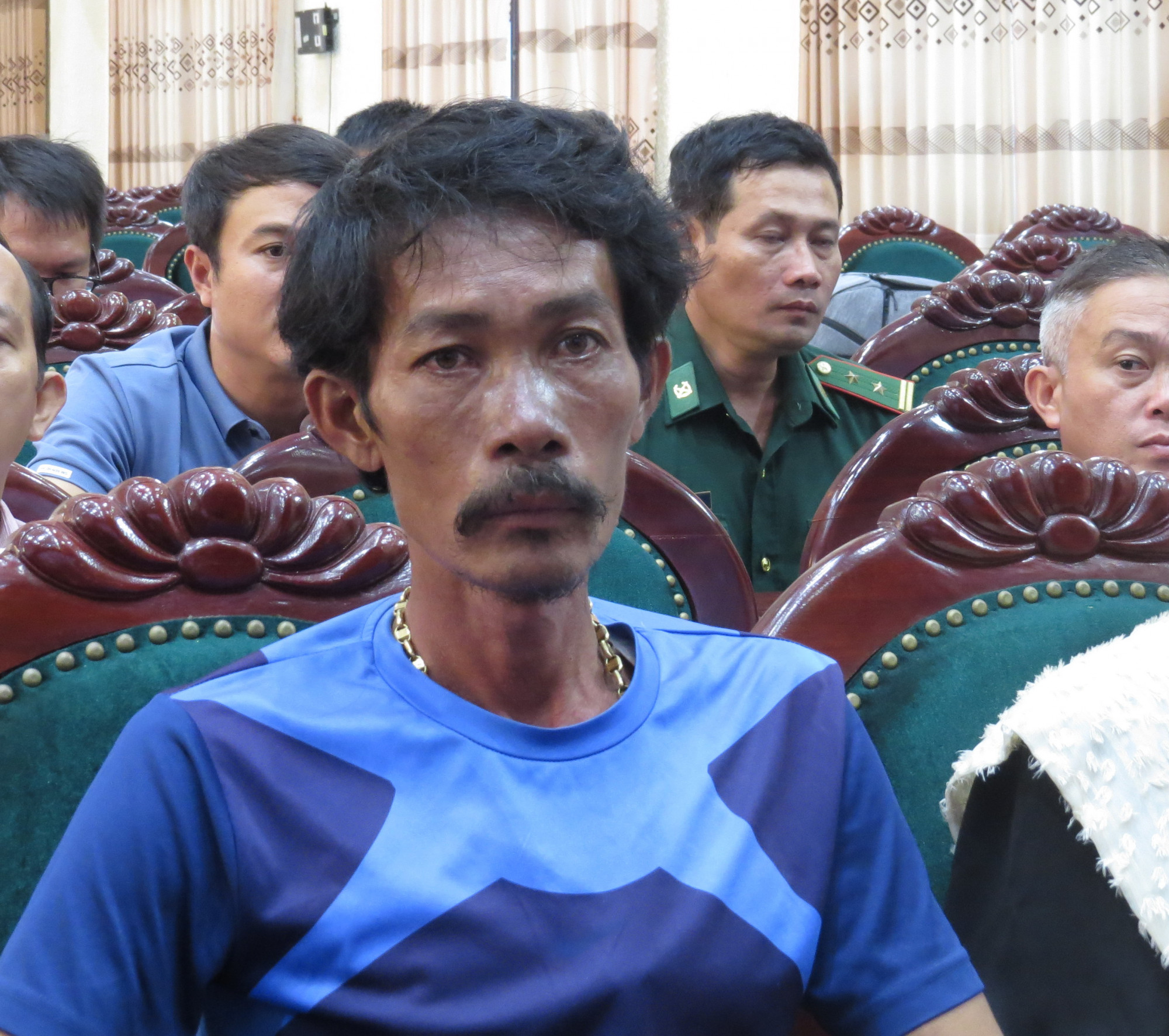 Ông Bùi Văn Toàn, thuyền trưởng tàu cá Bình Thuận bị chìm 