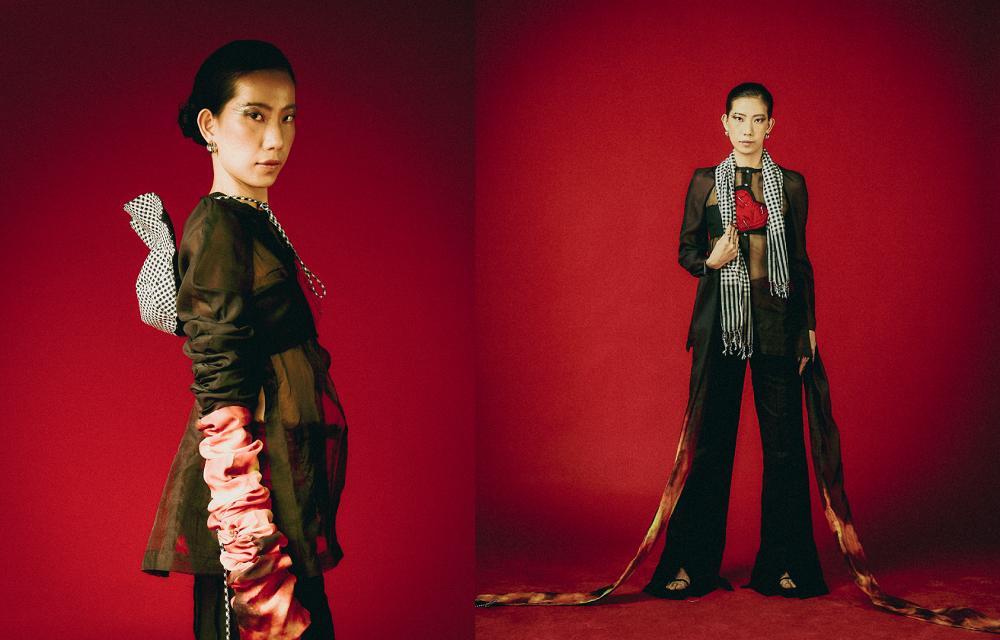 Bộ trang phục lấy ý tưởng từ áo bà ba của Nguyễn Thị Minh Thư - Ảnh: HSU