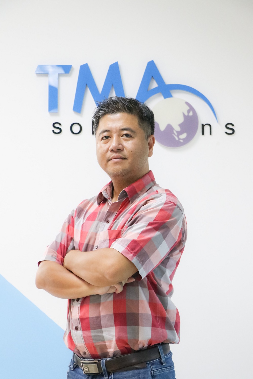 Anh Hồ Ngọc Thành - Giám đốc Trung tâm Phát triển phần mềm số 8, Tập đoàn Công nghệ TMA - Ảnh: HUTECH