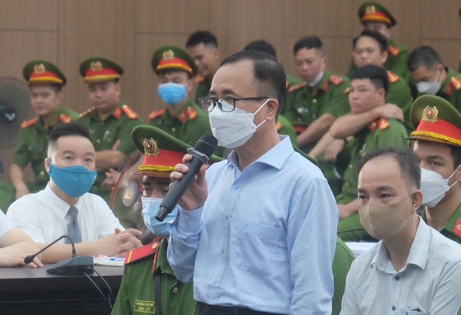 Bị cáo Trần Văn Nam, cựu bí thư Tỉnh ủy Bình Dương