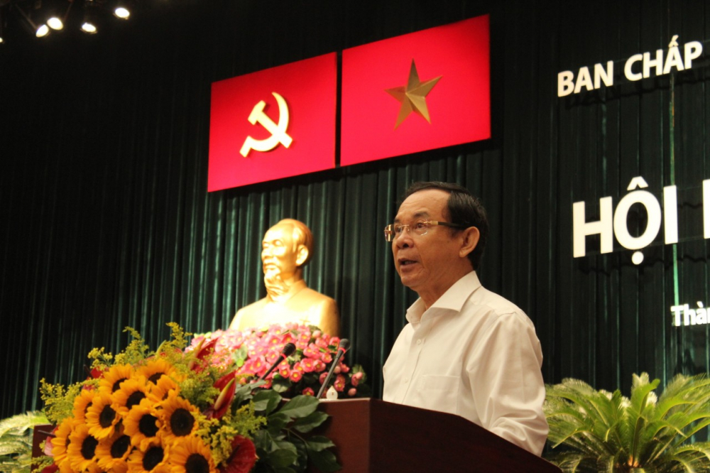 Bí thư Thành ủy TPHCM Nguyễn Văn Nên phát biểu ra mắt Ban Chỉ đạo phòng, chống tham nhũng, tiêu cực TPHCM.