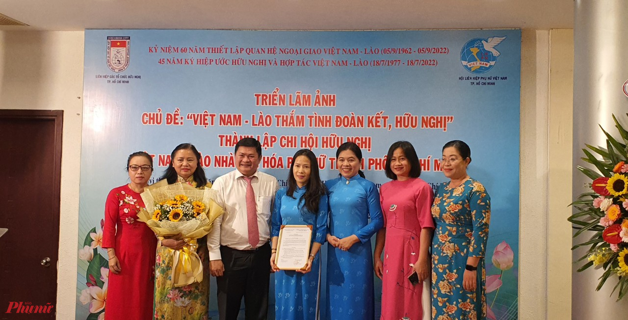 Ra mắt Chi hội hữu nghị Việt Nam - Lào Nhà Văn hóa Phụ nữ TPHCM