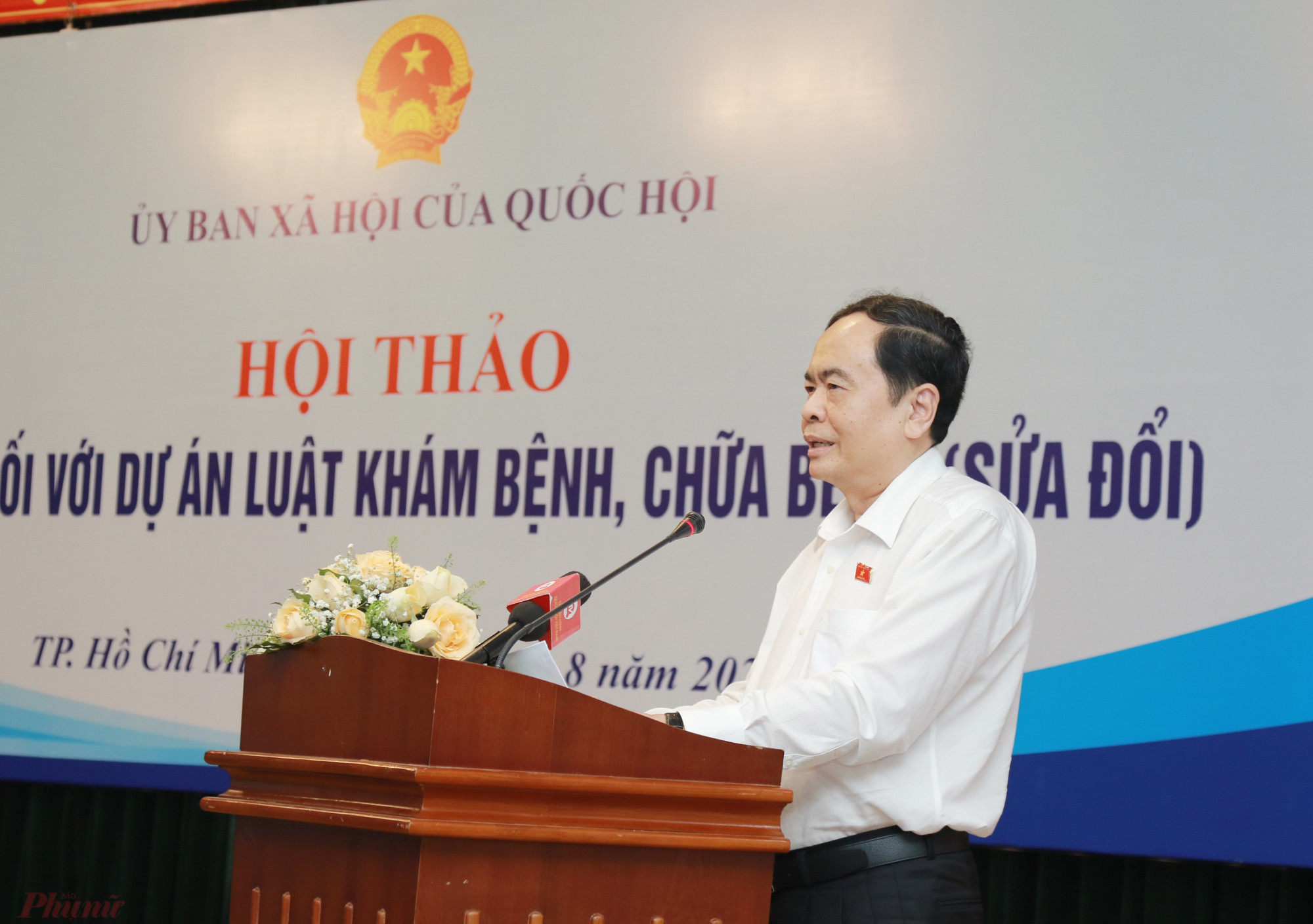 Ông Trần Thanh Mẫn phát biểu về  5 nhóm vấn đề cần góp ý trong Luật Khám bệnh, chữa bệnh (sửa đổi)