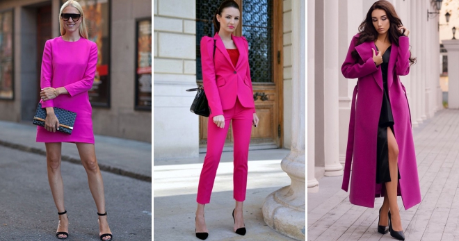 Trang phục sắc hồng fuchsia: