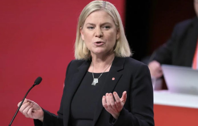 Bà Bà Magdalena Andersson được bầu giữ chức Thủ tướng Thụy Điển