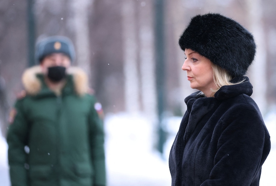 Ngoại trưởng Anh Liz Truss tại Moscow vào ngày 10/2