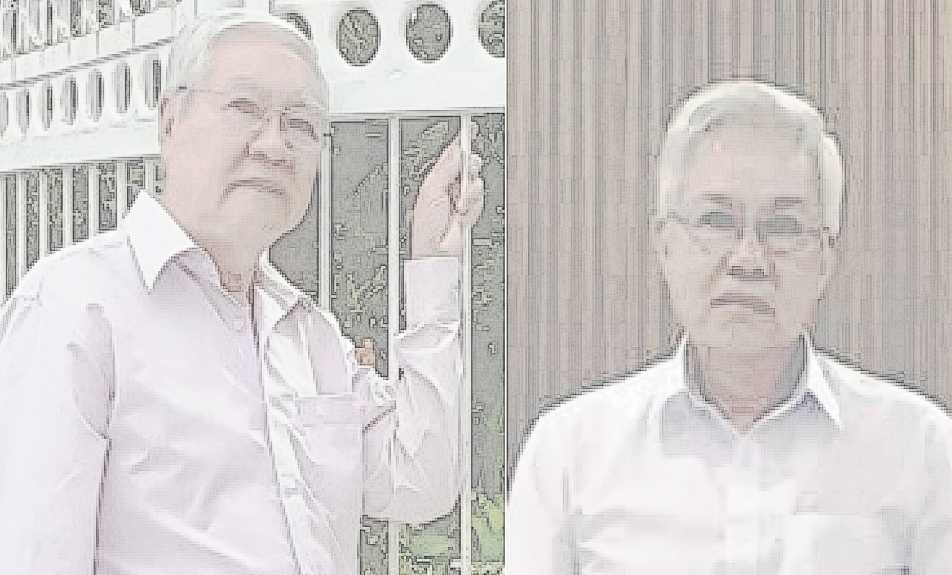 Ông Nguyễn Quốc Định (bìa trái) và ông Nguyễn Việt Hùng - Ảnh: CTV