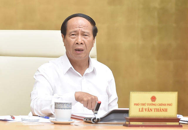 Phó Thủ tướng Lê Văn Thành khẳng định đầu tư xây dựng CHK sẽ tạo ra động lực mới thúc đẩy sự phát triển KTXH của địa phương và đất nước - Ảnh: VGP