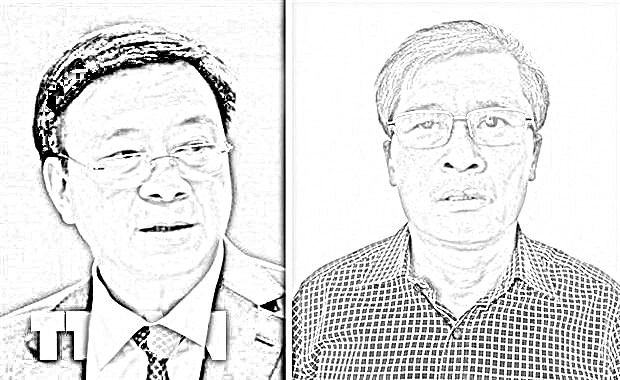 Ông Phạm Xuân Thăng (trái) và Phạm Mạnh Cường