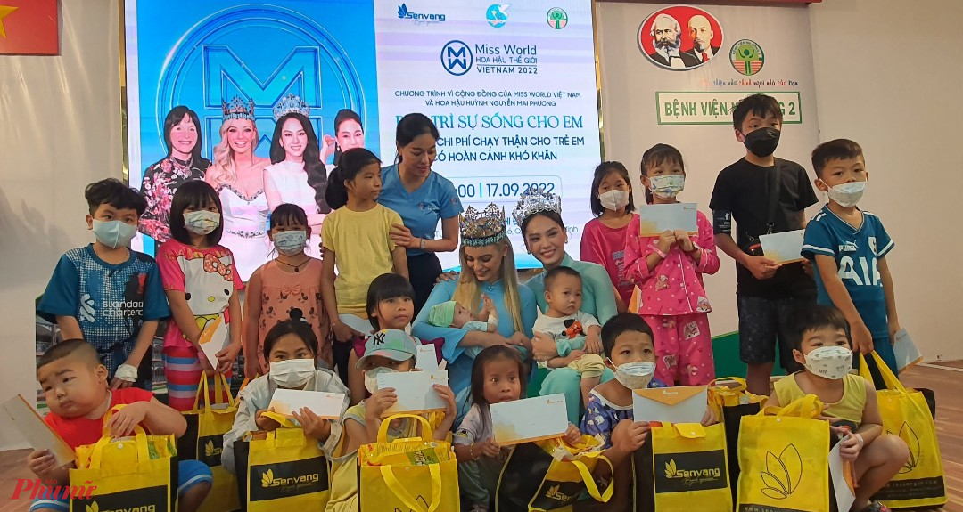 chương trình vì cộng đồng của Miss World Vietnam và Hoa hậu Huỳnh Nguyễn Mai Phương “Duy trì sự sống cho em”
