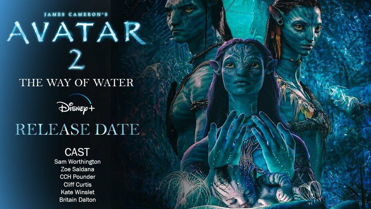Poster giới thiệu phim “Avatar: The Way of Water”, ra mắt tháng 12 năm 2022