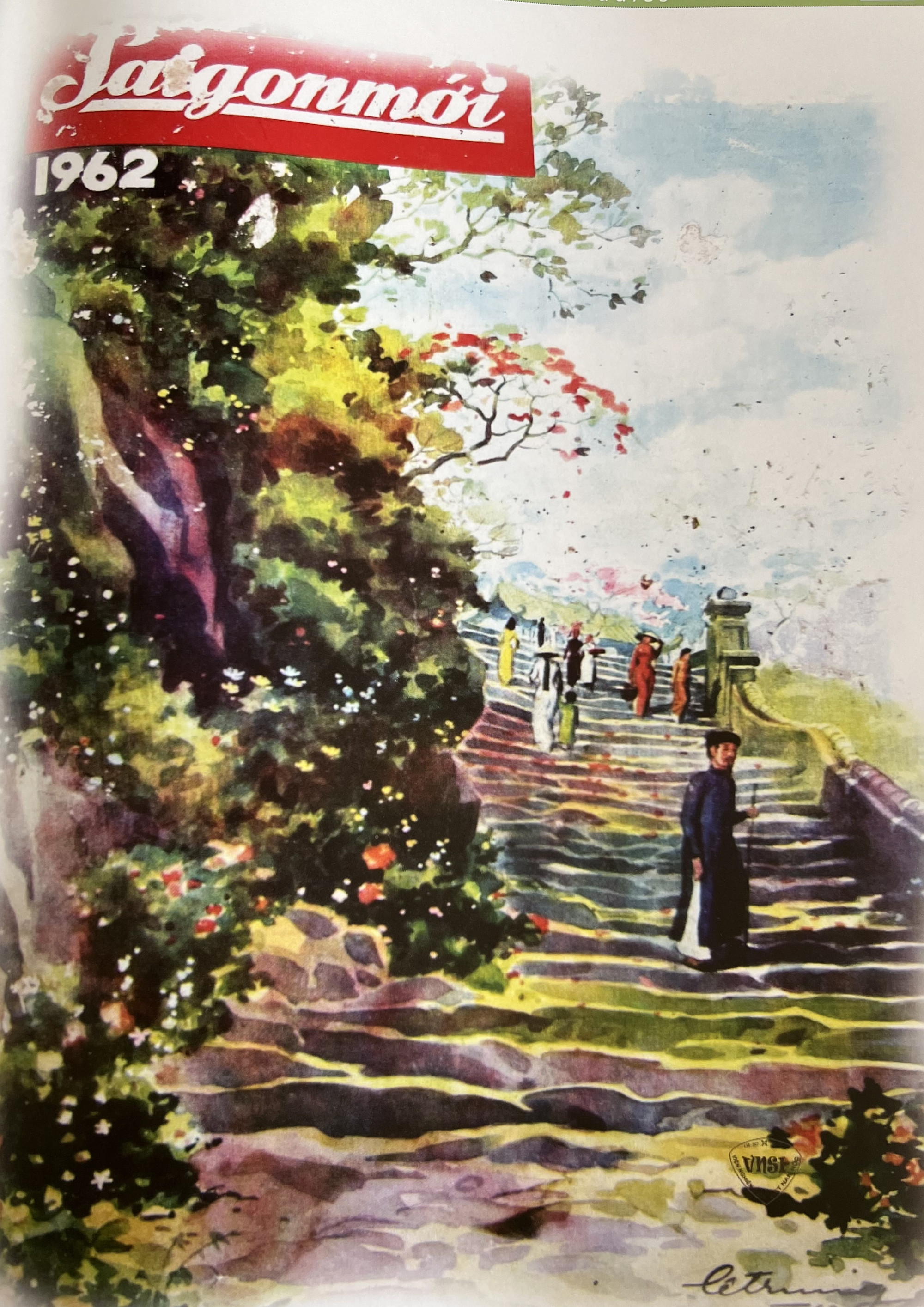 Phong cảnh ngày xuân trên bìa báo Hà Nội Mới, 19