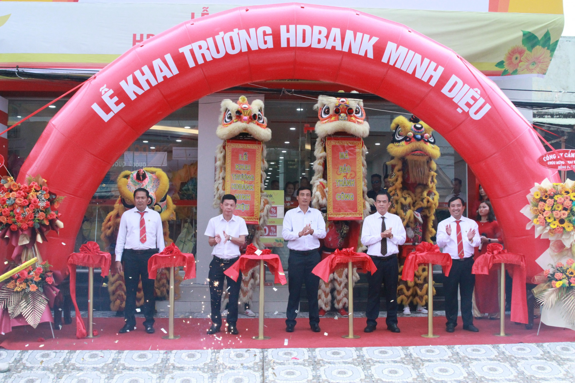Ngày 27/9, HDBank Minh Diệu - Bạc Liêu chính thức khai trương tại 603 Quốc lộ 1A, thị trấn Hòa Bình, huyện Hòa Bình, tỉnh Bạc Liêu - Ảnh: HDBank