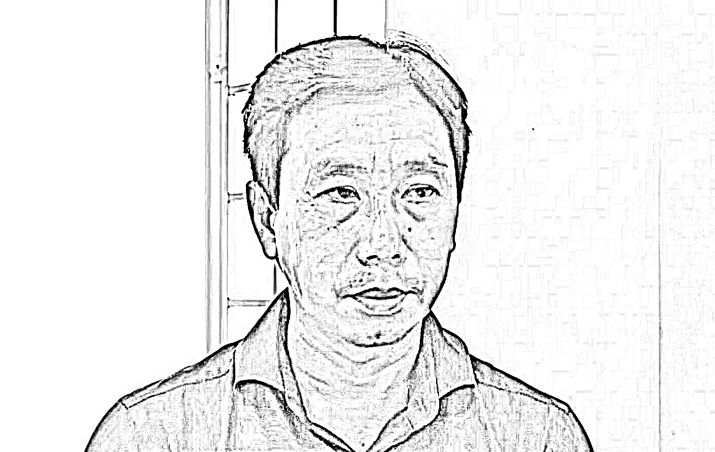 Trương Trung Tính thời điểm bị bắt giam.