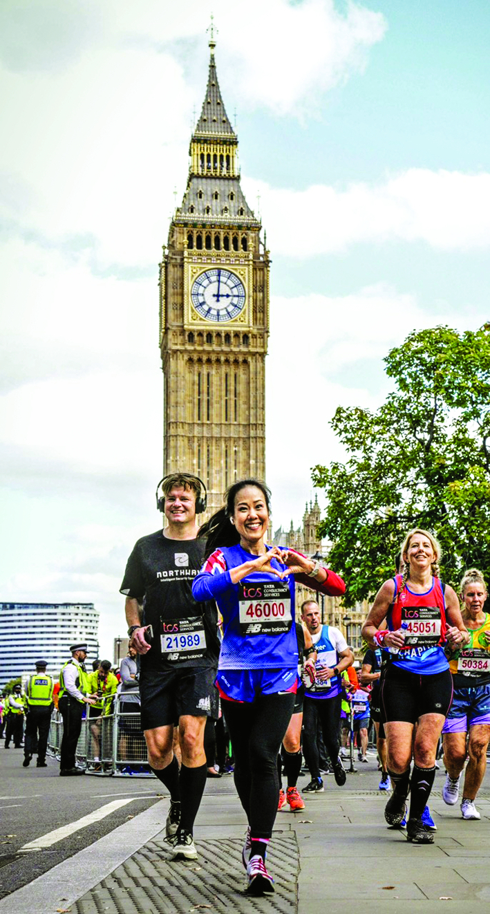 Bà Thái Minh Diễm Tú tham gia giải London Marathon - một trong 6 giải marathon danh giá hàng đầu thế giới (World Marathon Majors) vào ngày 2/10/2022 vừa qua