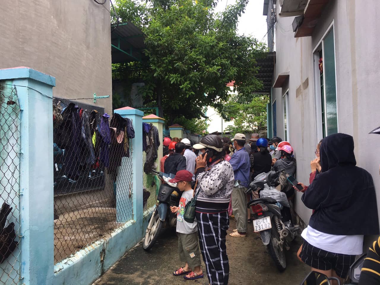 Ngôi nhà nơi phát hiện cô gái tử vong, nghi bị sát hại ở TP. Cam Ranh, tỉnh Khánh Hòa - Ảnh: TL