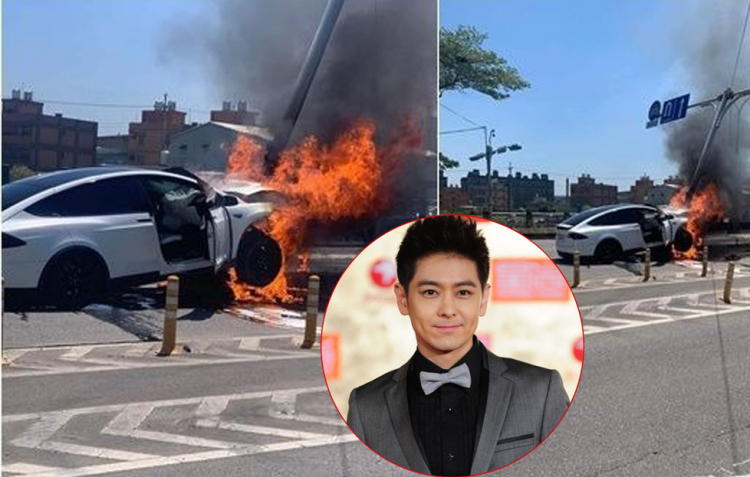 Hiện trường vụ tai nạn giao thông do diễn viên Lâm Chí Dĩnh gây ra hồi tháng 7