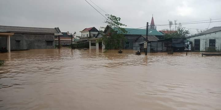 Xã Hải Phong huyện Hải Lăng các thôn ngập từ 1 đến 1, 5m