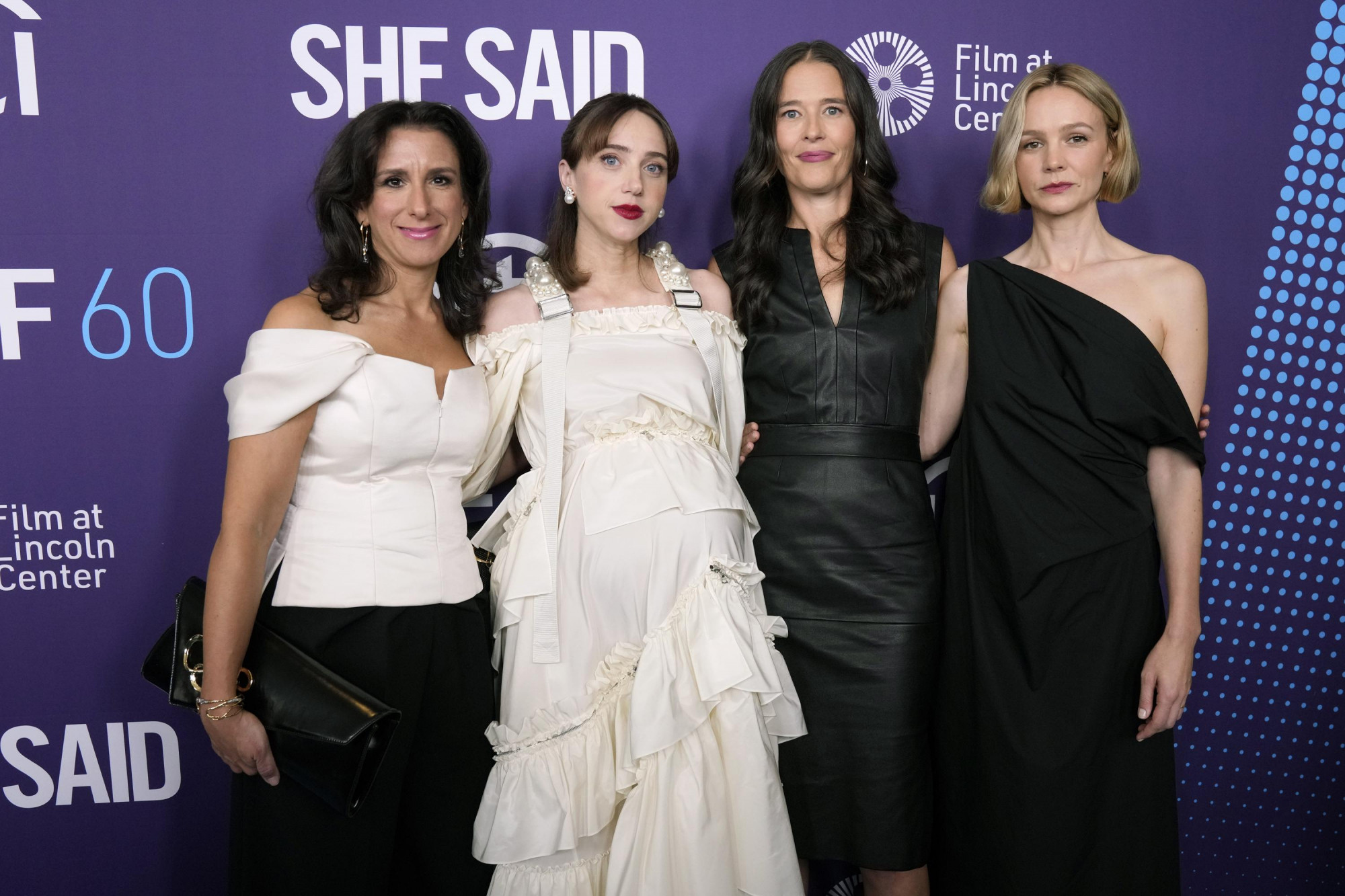Đoàn phim She Said trong buổi ra mắt tại Liên hoan phim New York 2022 