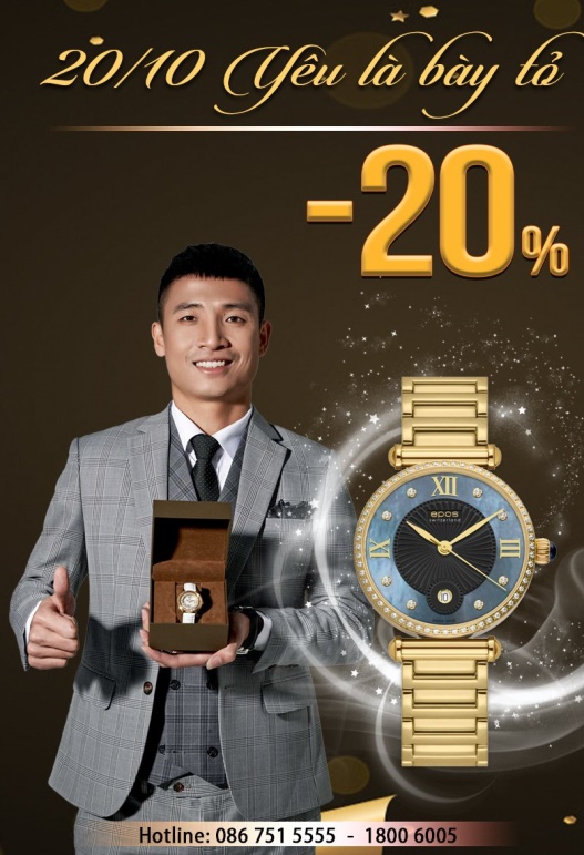 Từ ngày 1/10 đến hết 20/10/2022: Đăng Quang Watch dành tặng ưu đãi giảm giá lên tới 30% mẫu đồng hồ nữ, kính mắt nữ và nhiều món quà trị giá lên tới 4 triệu đồng - Ảnh: Đăng Quang Watch