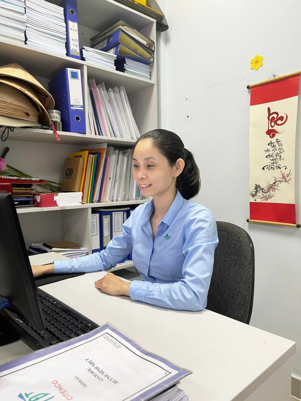 Nữ kỹ sư Lê Thị Thủy Tiên với công việc hằng ngày