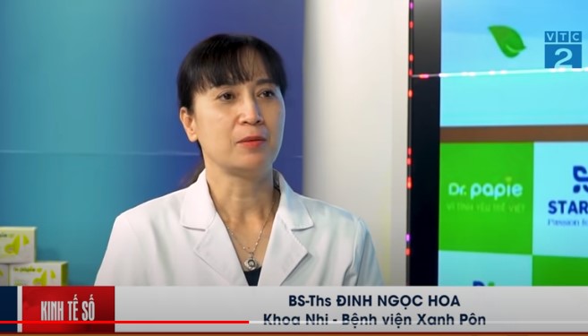 BS.ThS Đinh Ngọc Hoa - Khoa Nhi, Bệnh viện Xanh Pôn - Ảnh: Dr.Papie