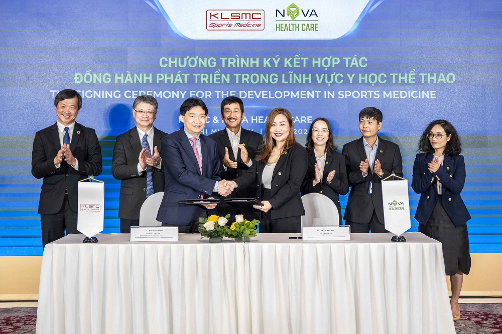 Nova Healthcare và KLSMC cùng hướng đến việc thành lập Trung tâm Y học Thể thao tại Việt Nam để điều trị các chấn thương và rối loạn liên quan đến thể thao - Ảnh: Nova Healthcare