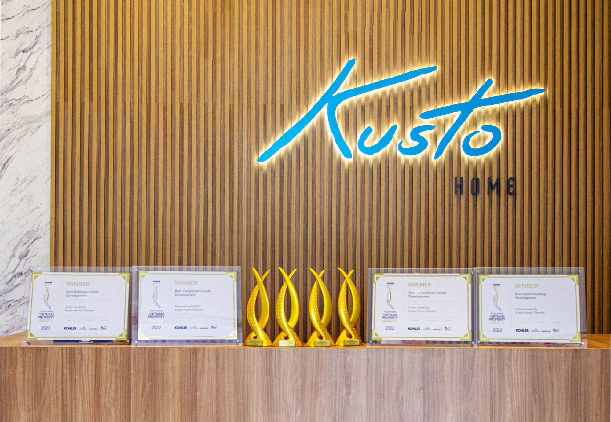 Kusto Home thắng lớn tại lễ trao giải Vietnam Property Awards 2022
