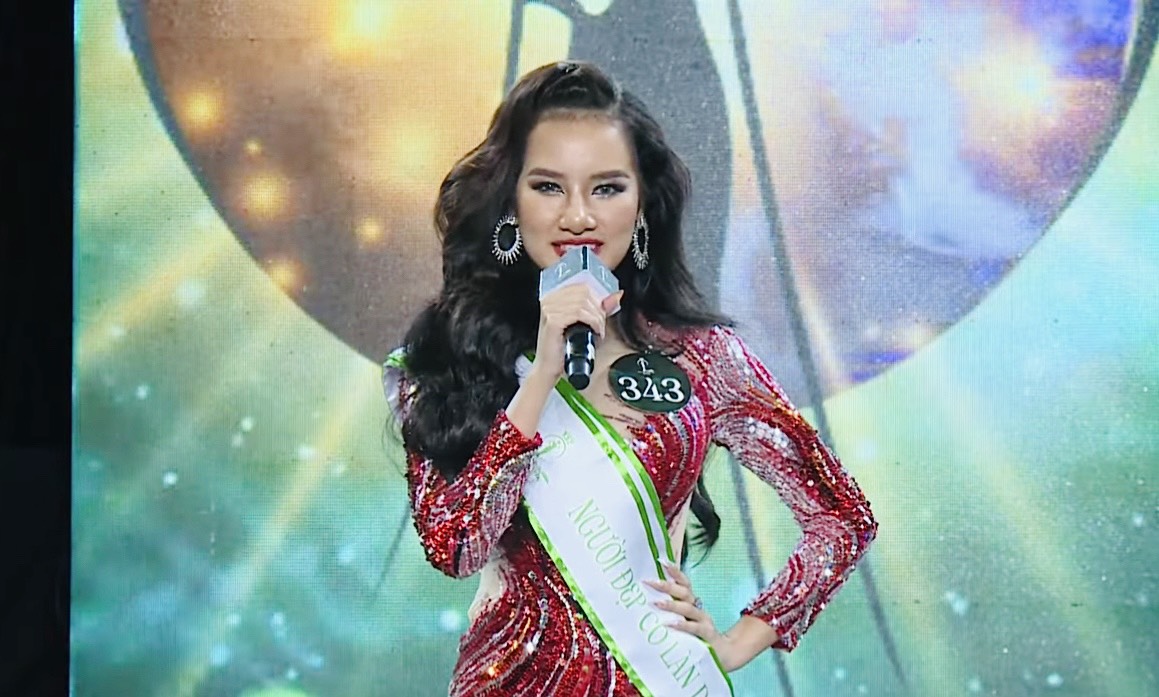 Thí sinh thi ứng xử tại Hoa hậu Hoàn cầu Việt Nam 2022