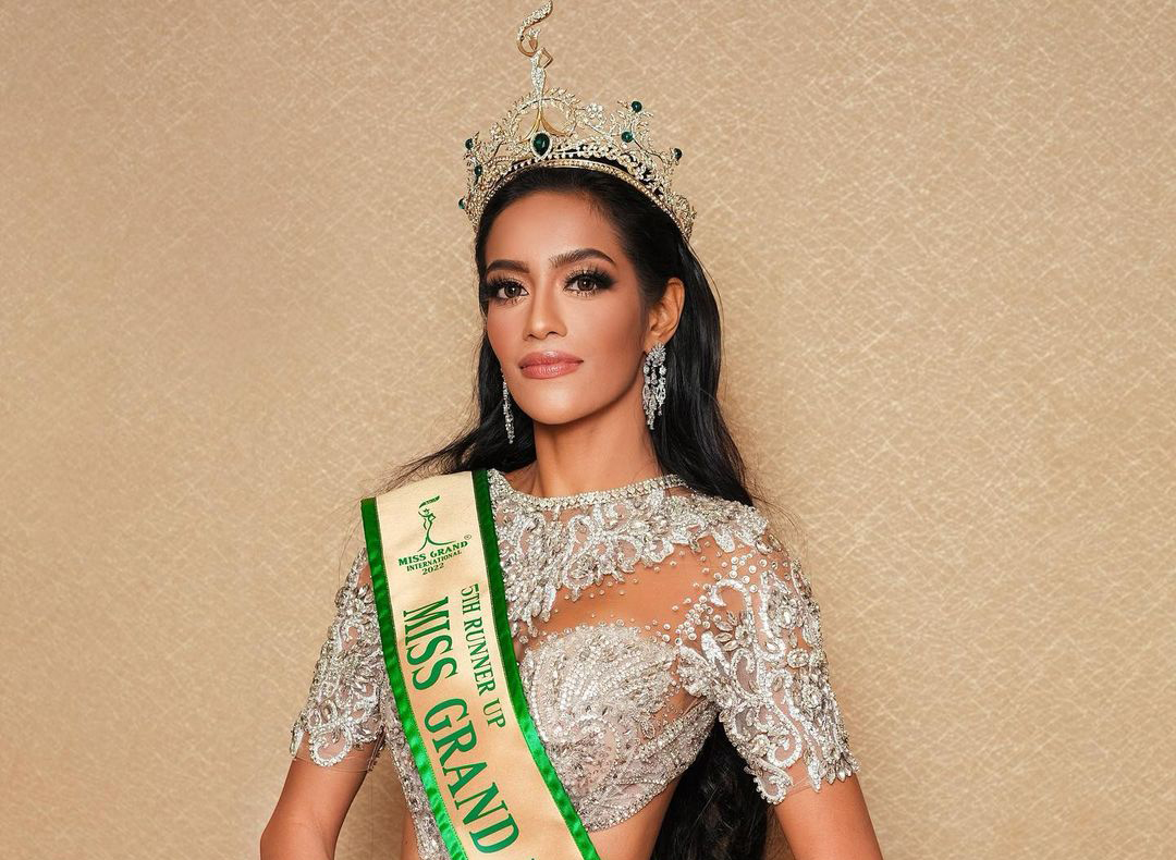Người đẹp Yuvna Rinishta từ bỏ danh hiệu á hậu 5 của cuộc thi Miss Grand International 2022