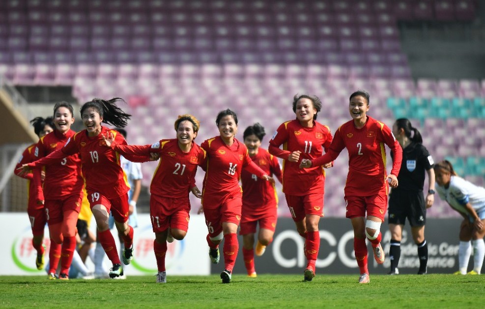 Tuyển nữ Việt Nam lập kỳ tích lần đầu tiên giành vé dự World Cup