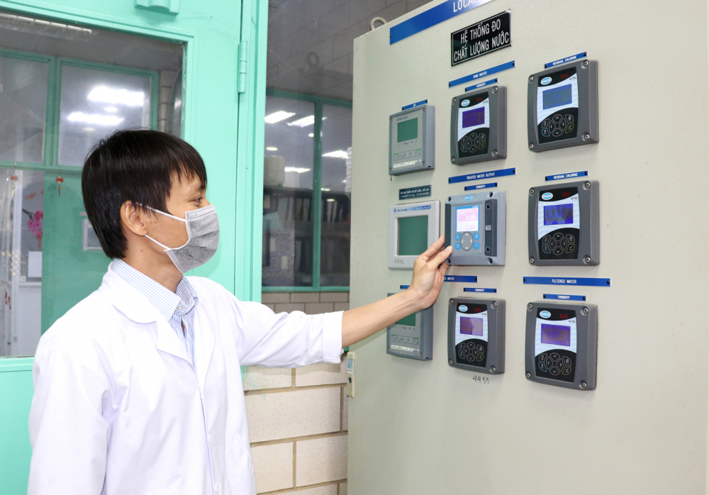 Phòng thí nghiệm nước sạch đạt chuẩn ISO 17025 được SAWACO đầu tư đạt chuẩn quốc tế và kết quả phân tích được công nhận trên phạm vi  toàn thế giới