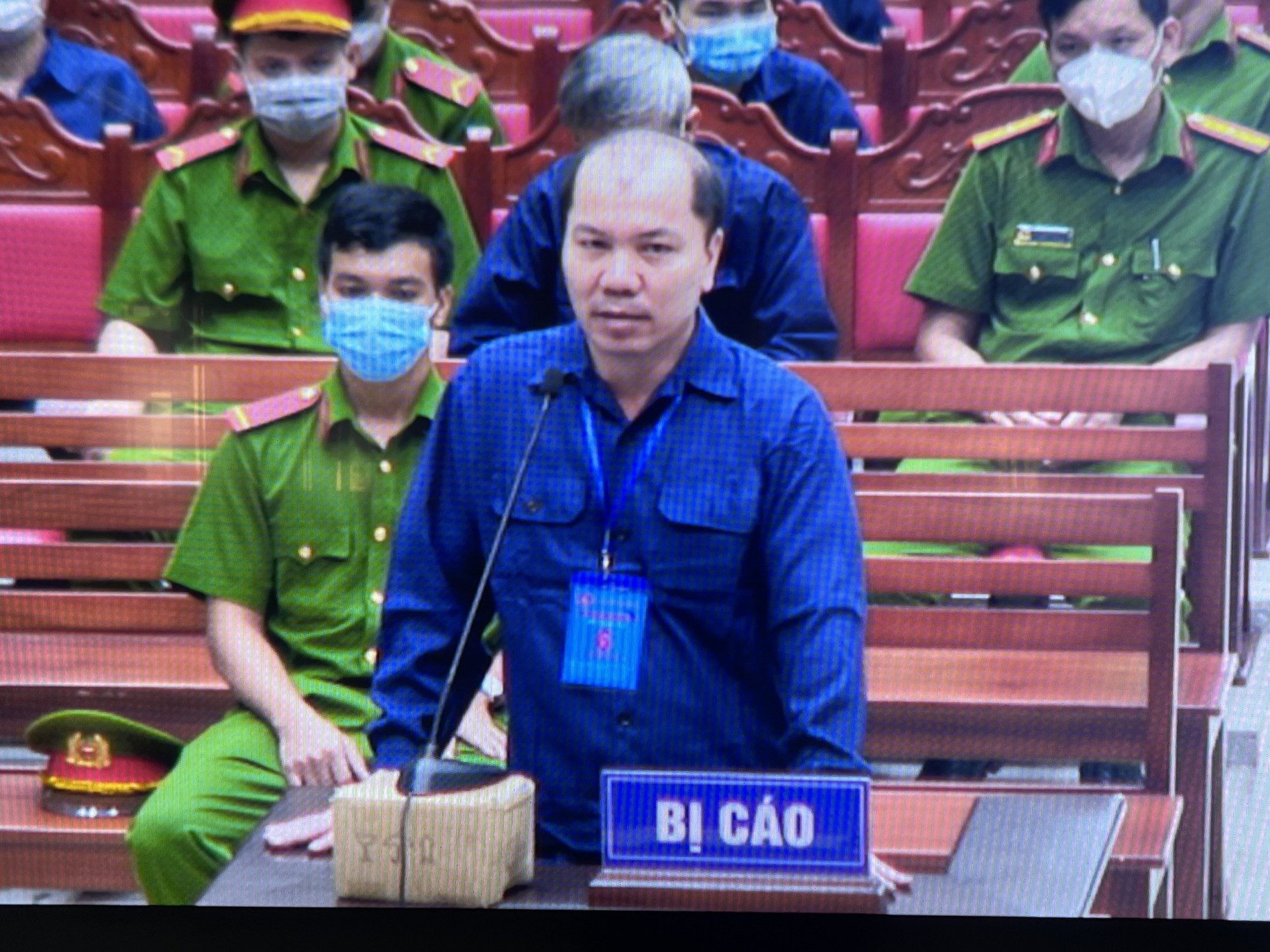 Bị cáo Lê Đình Hùng tại phiên xét xử