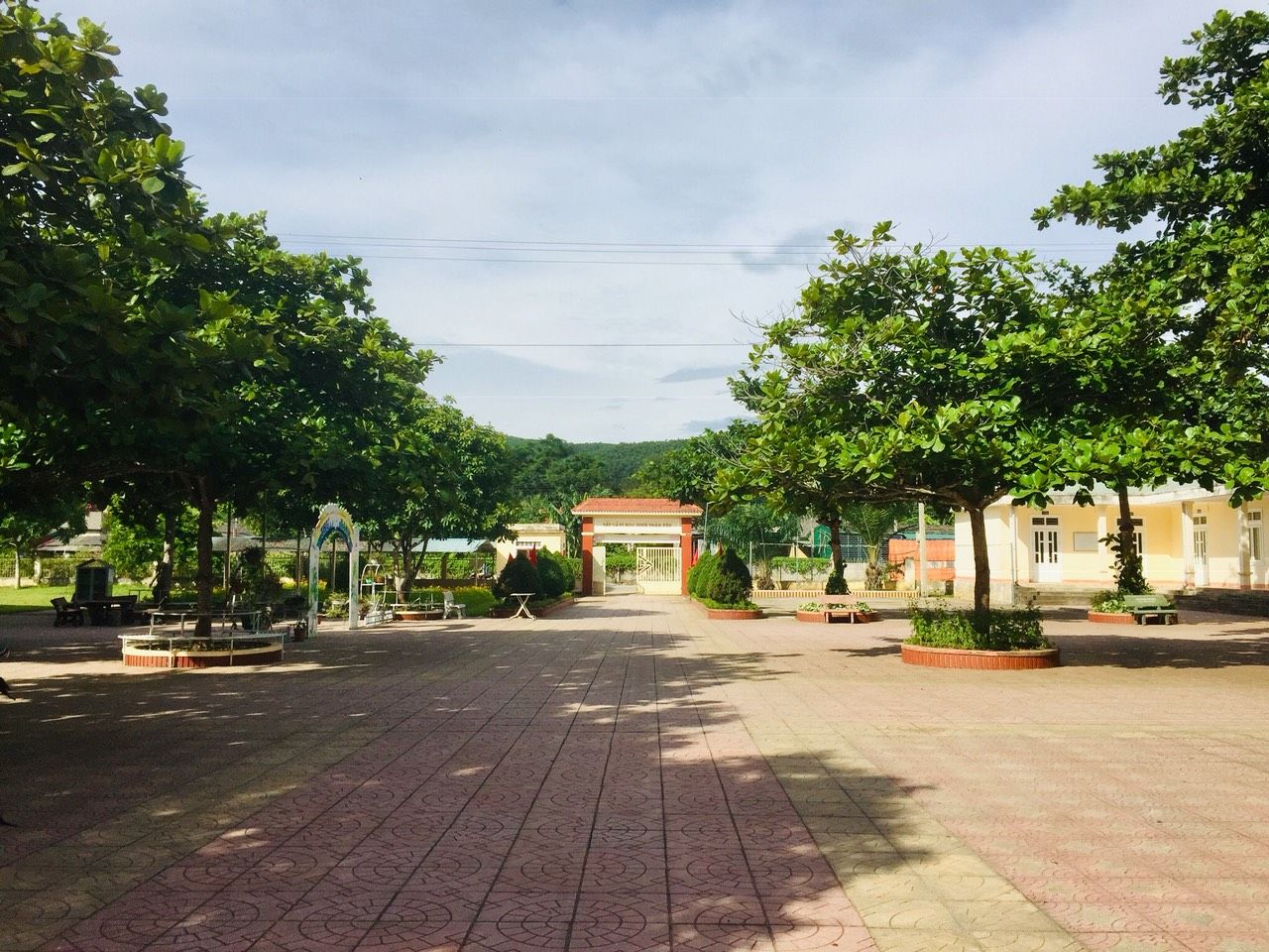 Trường tiểu học Sơn Lâm, nơi xảy ra sự việc - Ảnh: Khánh Trung