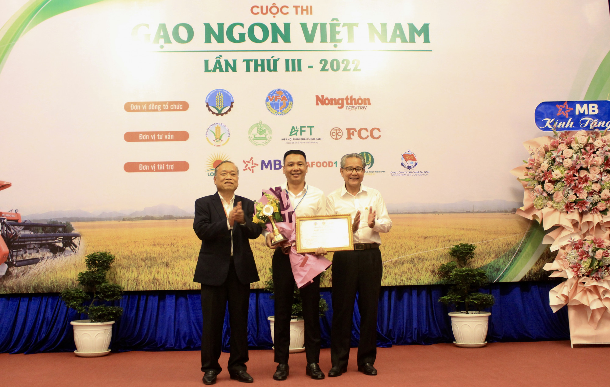 Giải Nhất cuộc thi Gạo ngon Việt Nam lần thứ III năm 2022 thuộc về gạo TBR39 của Tập đoàn Thái Bình Seed (tỉnh Thái Bình)