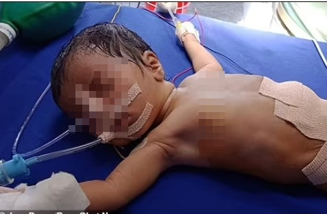 Em bé được sinh ra tại một bệnh viện tư nhân ở quận Ramgarh, Jharkhand hôm 10/10