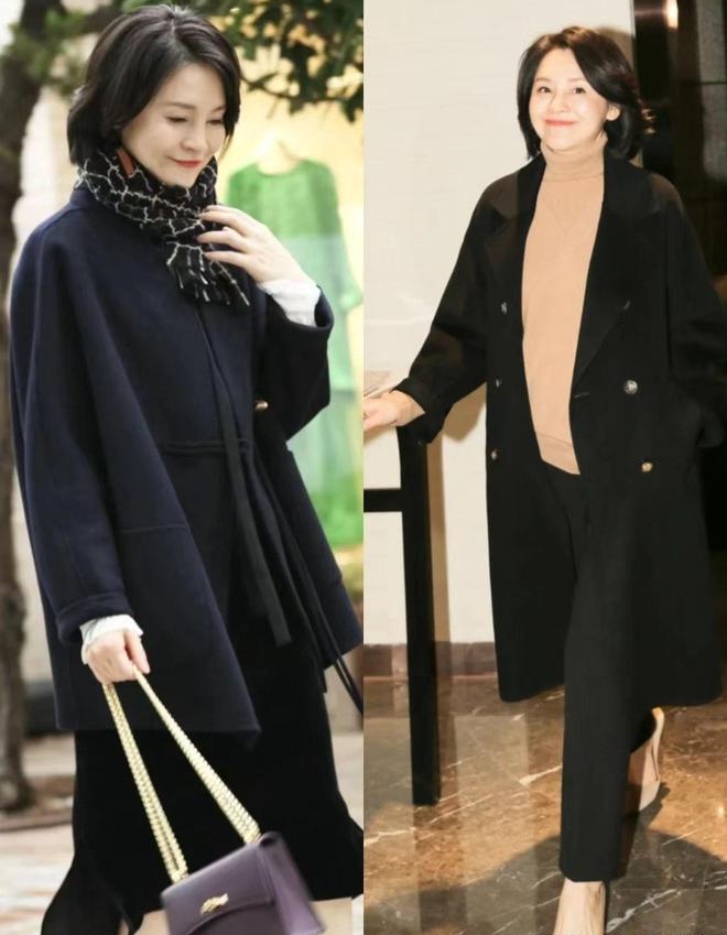 Màu đen: Áo khoác đen là món đồ cổ điển ít kén người mặc và dễ phối nhất. Với những phụ nữ U40-50 tuổi có vóc dáng kém thon thì đây là lựa chọn lý tưởng nhất để đánh lừa thị giác giúp bạn trông gầy hơn. 